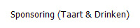 Sponsoring (Taart & Drinken)